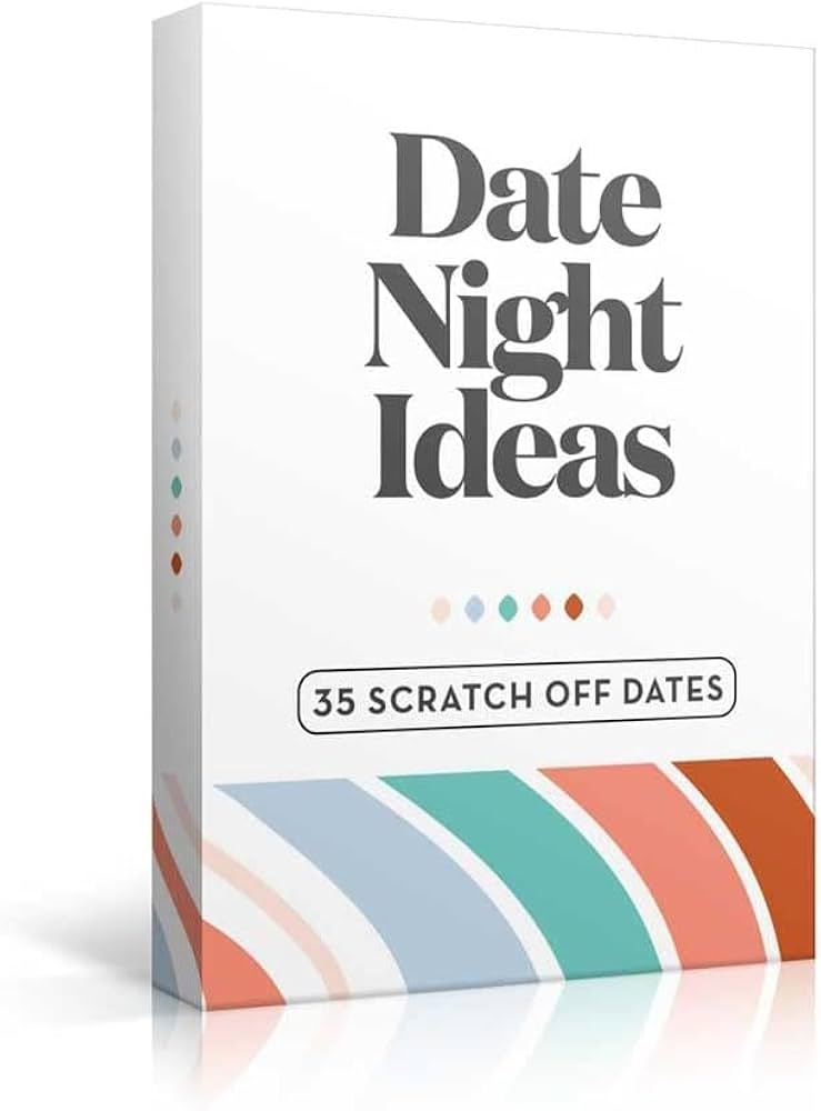 Romantic & Fun Scratch Off Date Night Ideas Card Game, Perfect Couple Gifts for Her or Him, Couple Gifts for Boyfriend, Girlfriend, Wife, Husband, Engagement, Birthday or Anniversaries