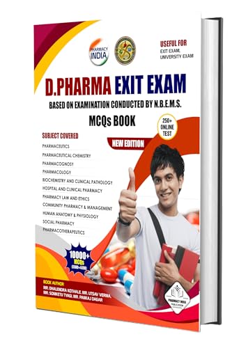 D. Pharma Exit Exam Competitive MCQ Book