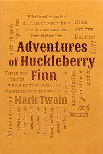 Adventures of Huckleberry Finn (Word Cloud Classics) [Flexibound] Mark Twain