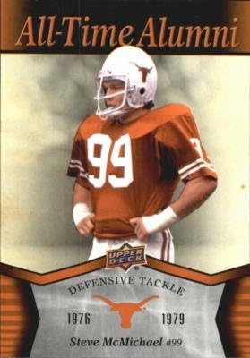 Steve McMichael football card (Texas Longhorns) 2011 Upper Deck All Time Alumni #ATA-SM