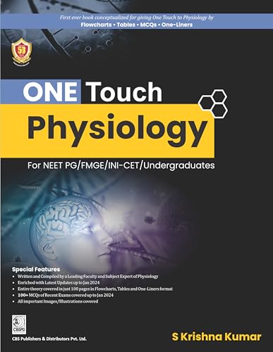 ONE Touch Physiology For NEET PG/FMGE/INI-CET/Undergraduates - 2024