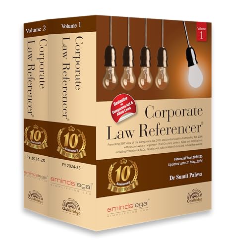 Corporate Law Referencer® (Set of 2 Volumes) | 10th Edition | Dr Sumit Pahwa | OakBridge