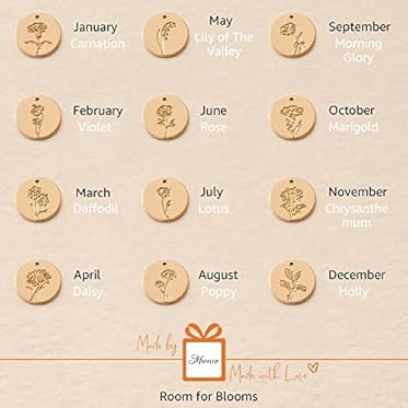 Birth Flower Necklace