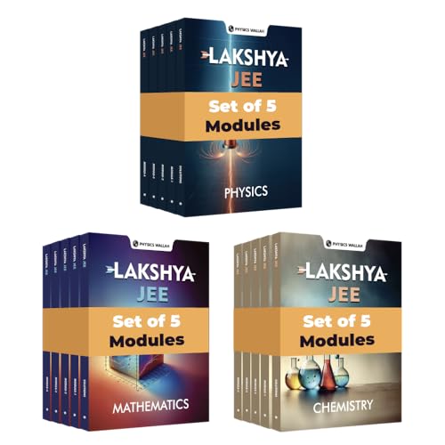 PW Lakshya for JEE Main & Advanced Class 12th Physics, Chemistry and Mathematics Modules with Solutions (Latest Edition) Combo Set of 15 Books