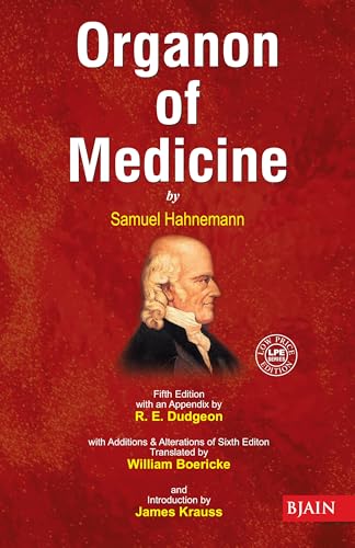 Organon of Medicine by Samuel Hahnemann