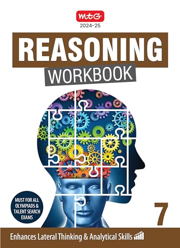 MTG Olympiad Reasoning Workbook Class 7 - Enhances Lateral Thinking & Analytical Skills, Reasoning Workbook For SOF Olympiad & Talent Search Exam