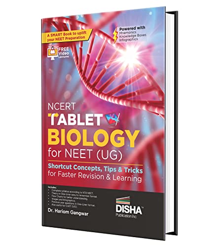 NCERT Tablet Biology for NEET (UG) - Shortcut Concepts, Tips & Tricks for Faster Revision & Learning | One Liner Theory with Mnemonics, Knowledge Box & Intext PYQs Previous Year Questions | CUET (UG)