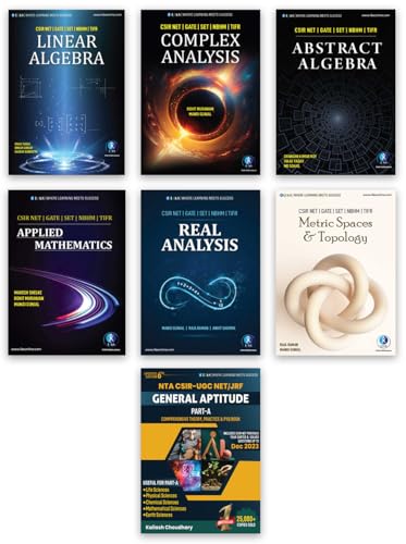 CSIR NET Mathematical Science Mathematics Theory Books (7 Books) - Complete Study Materials EXAM Books for CSIR NET, GATE, SET & NBHM- Best Study Material for CSIR NET Mathematics exams- IFAS Publications.