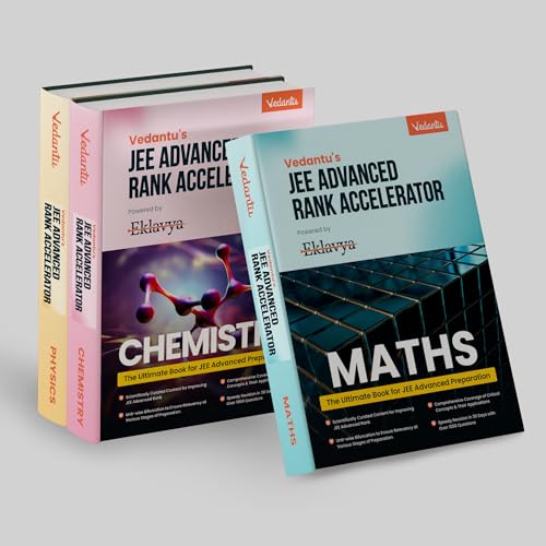 Vedantu’s JEE Advanced Rank Accelerator Class 11&12 PCM (Set of 3 Books) | Ultimate JEE Advanced Rank Booster | Comprehensive Coverage of Critical Concept & Their Applications | Unit-Wise Bifurcation | 3000+ Problems With Solutions | Based on Latest Edition-2023