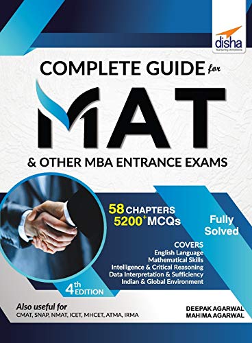 Complete Guide for MAT and other MBA Entrance Exams 4th Edition [Paperback] Disha Experts