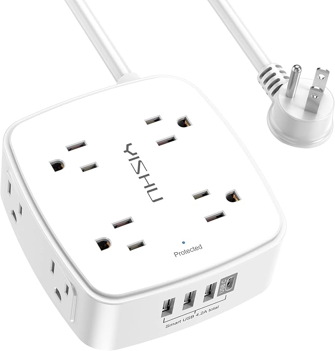 10 Ft Surge Protector Power Strip