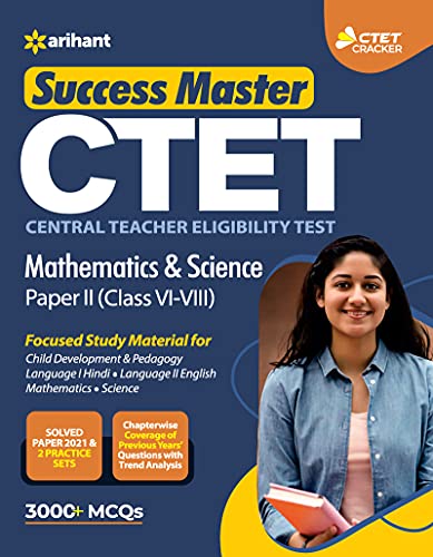 CTET Success Master Maths and Science Paper 2 for Class 6 to 8 for 2021 Exams