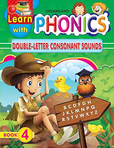 Learn with Phonics Book 4- Double-Letter Consonant Sounds for Children Age 4 -10 Years [Paperback] Dreamland Publications