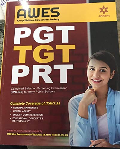 AWES (Army Welfare Education Society) PGT TGT PRT Complete Coverage Of (Part A)