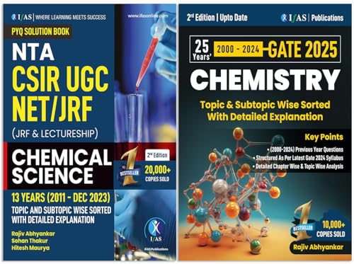 CSIR NET Chemical Science and GATE Chemistry PYQ Book- Previous Year Questions with Detailed Solutions Combo 2 Books | Best Chemistry Book for CSIR NET & GATE Exams | IFAS