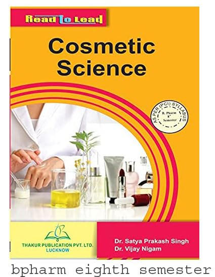 bpharm eighth semester cosmetic science pci syllabus bachelor of pharmacy