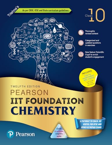 Pearson IIT Foundation'24 Chemistry Class 10, As Per CBSE, ICSE . For JEE | NEET | NSTE | Olympiad|Free access to elibrary, vidoes & Myinsights Self Preparation - 6th Edition By Pearson