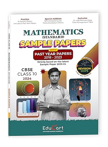 Educart CBSE Mathematics Standard Class 10 Sample Paper 2023-24 (Introducing Revision Maps and Past Year Papers) 2024