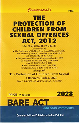 Protection of Children from Sexual Offences Act, 2012 with Rules, 2020
