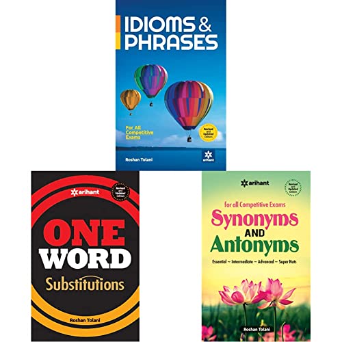 IDIOMS and PHRASES Anglo,Synonyms and Antonyms Anglo,One Word Substitution