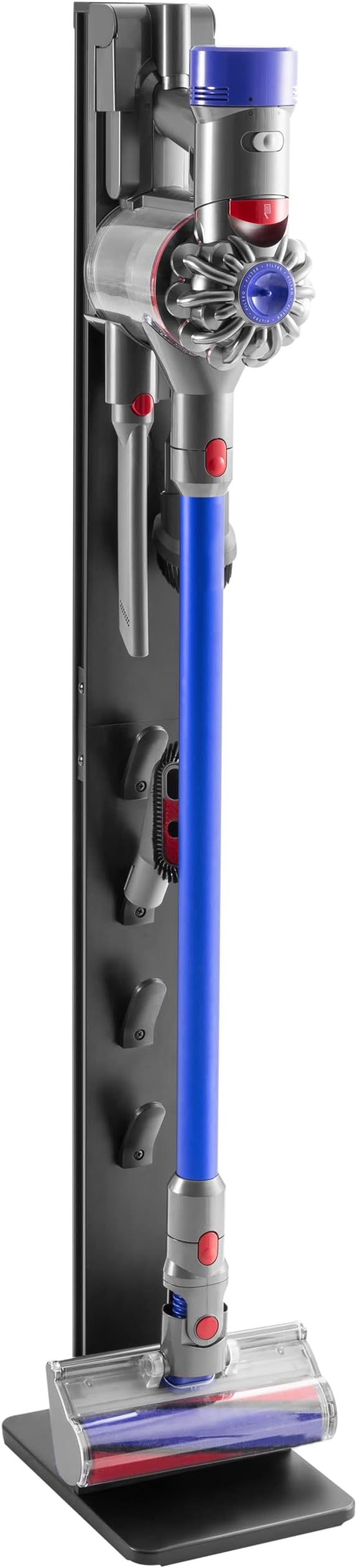 TechOrbits Docking Station Organizer - Vacuum Stand and Attachment Holder, Compatible with Cordless Dyson Vacuum Cleaner V12, V11, V10, V8 and V7 Models & Accessories