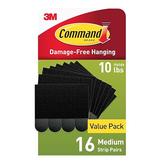 Command 10 lb Medium Picture Hanging Strips, 16 Pairs