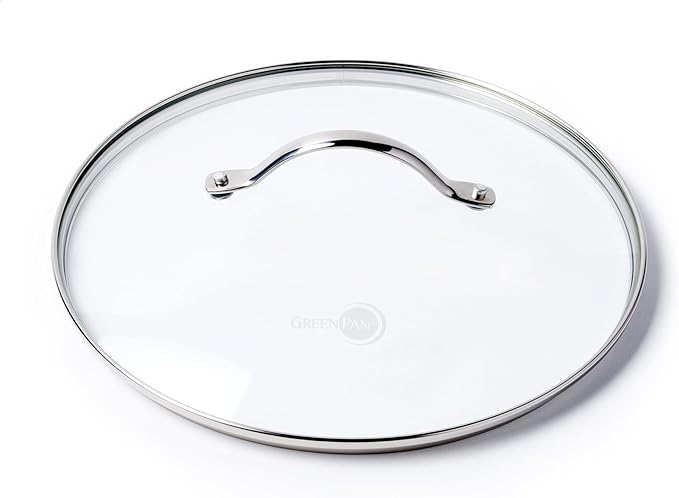 GreenPan Glass Lid with Stainless Steel Handle, 9.5", Silver