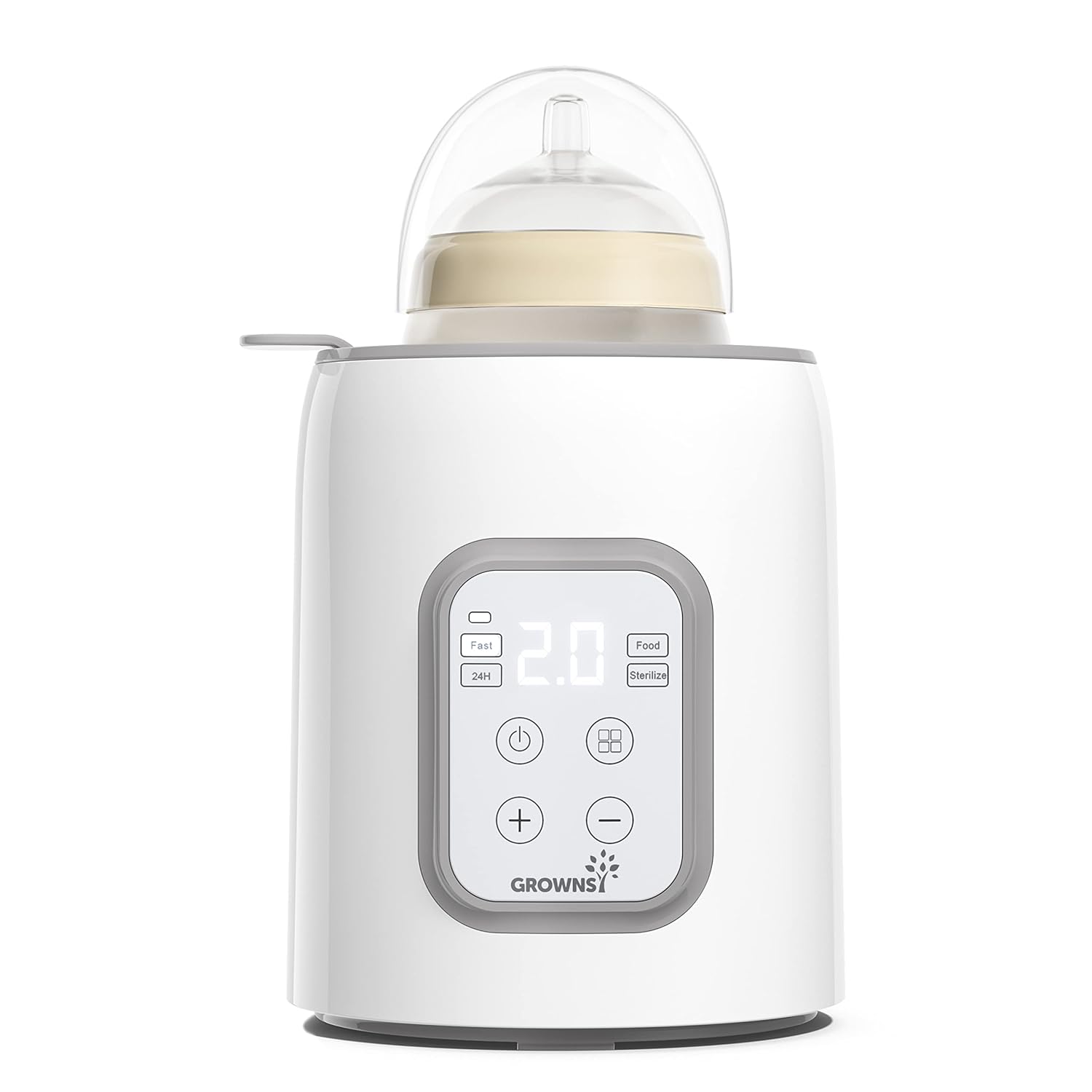 Bottle Warmer, GROWNSY 8-in-1 Fast Baby Milk Warmer with Timer for Breastmilk or Formula