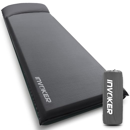 TATUNER Camping Isomatte - 7 cm Selbstaufblasende Campingmatte mit Kissen