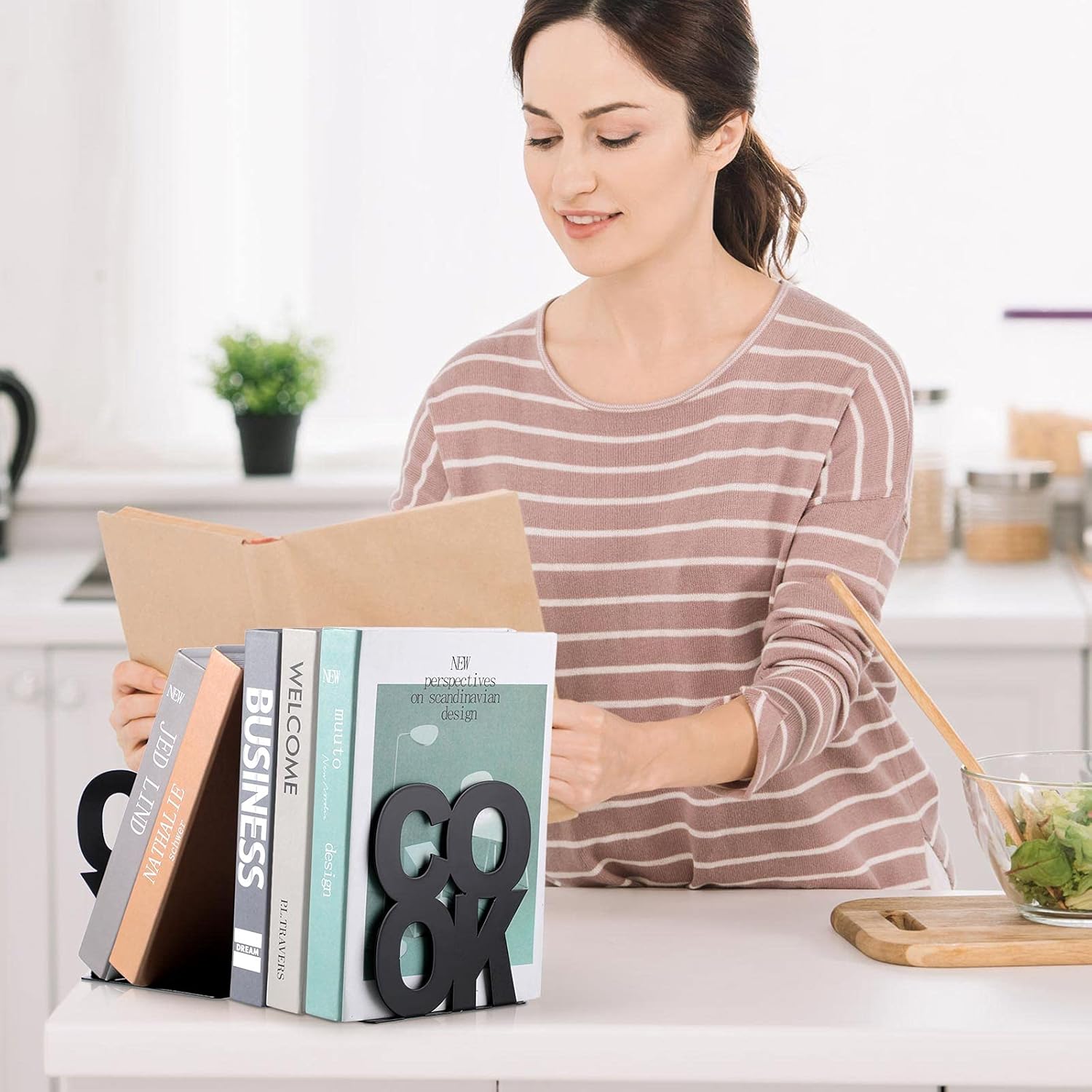 Decorative Metal Book Ends