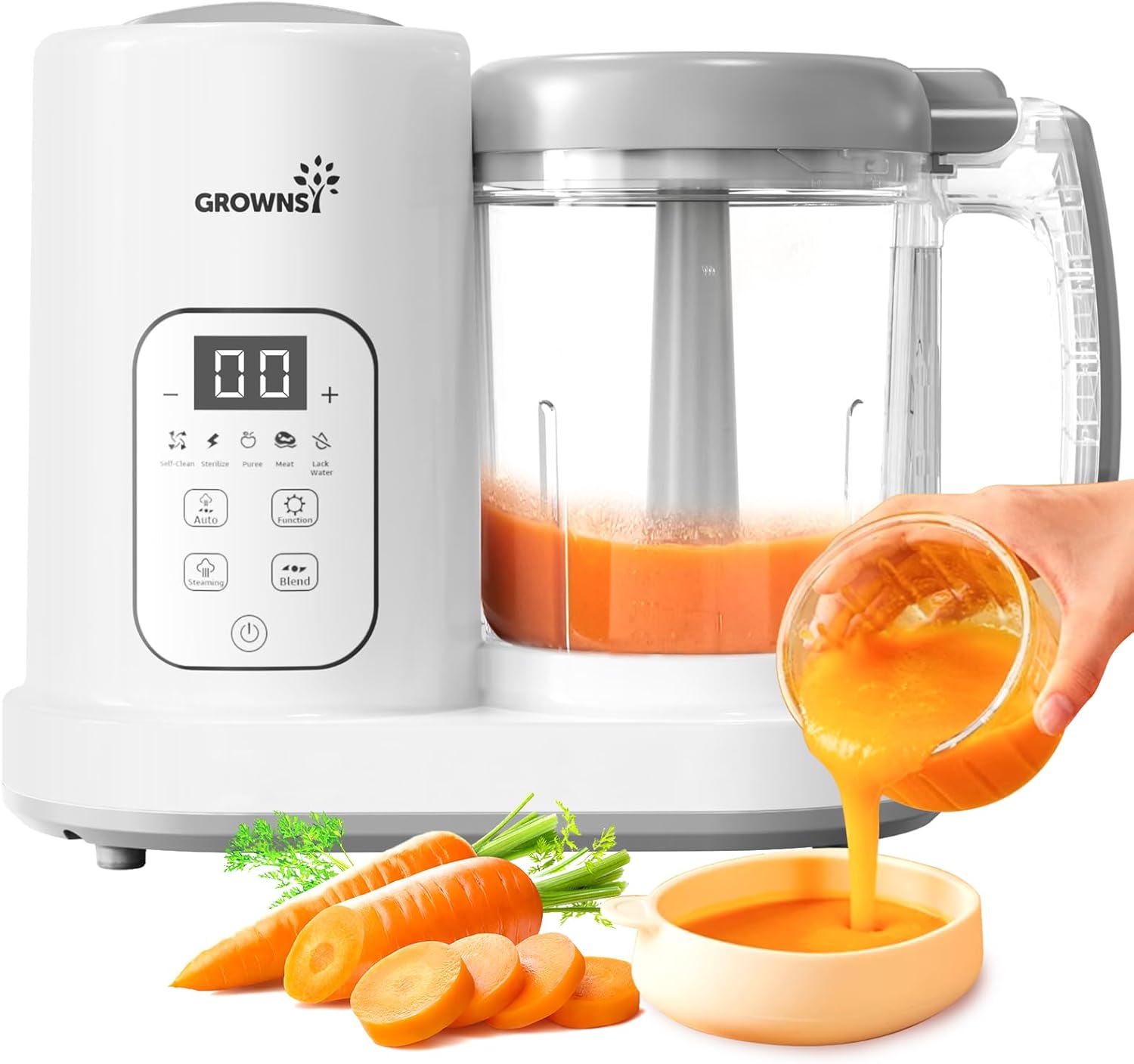 GROWNSY Baby Food Maker | Baby food Processor | All-in-One Baby Food Puree Blender