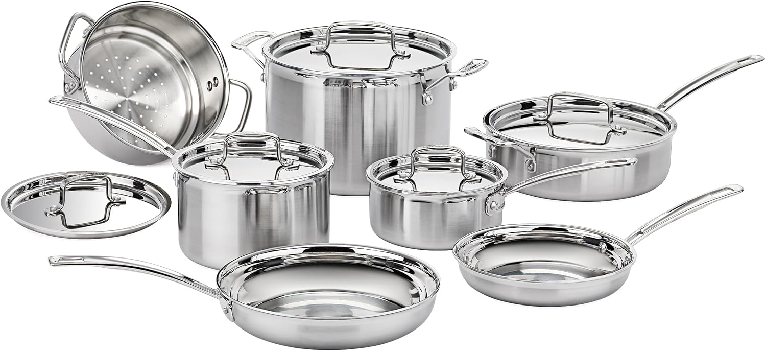 Cuisinart MCP-12N MultiClad Pro Stainless Steel Cookware Set