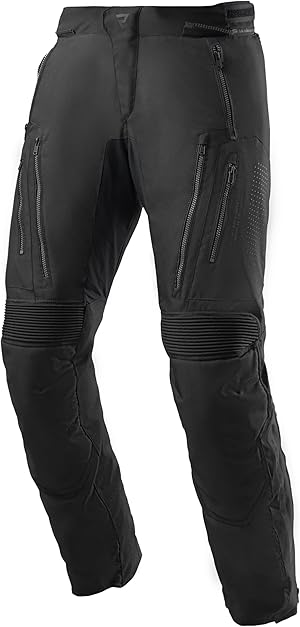  Herren Motorrad Textilhose. Knie und Hüftprotektoren,  Große Belüftungskanäle, 3 mögliche Beinlängen