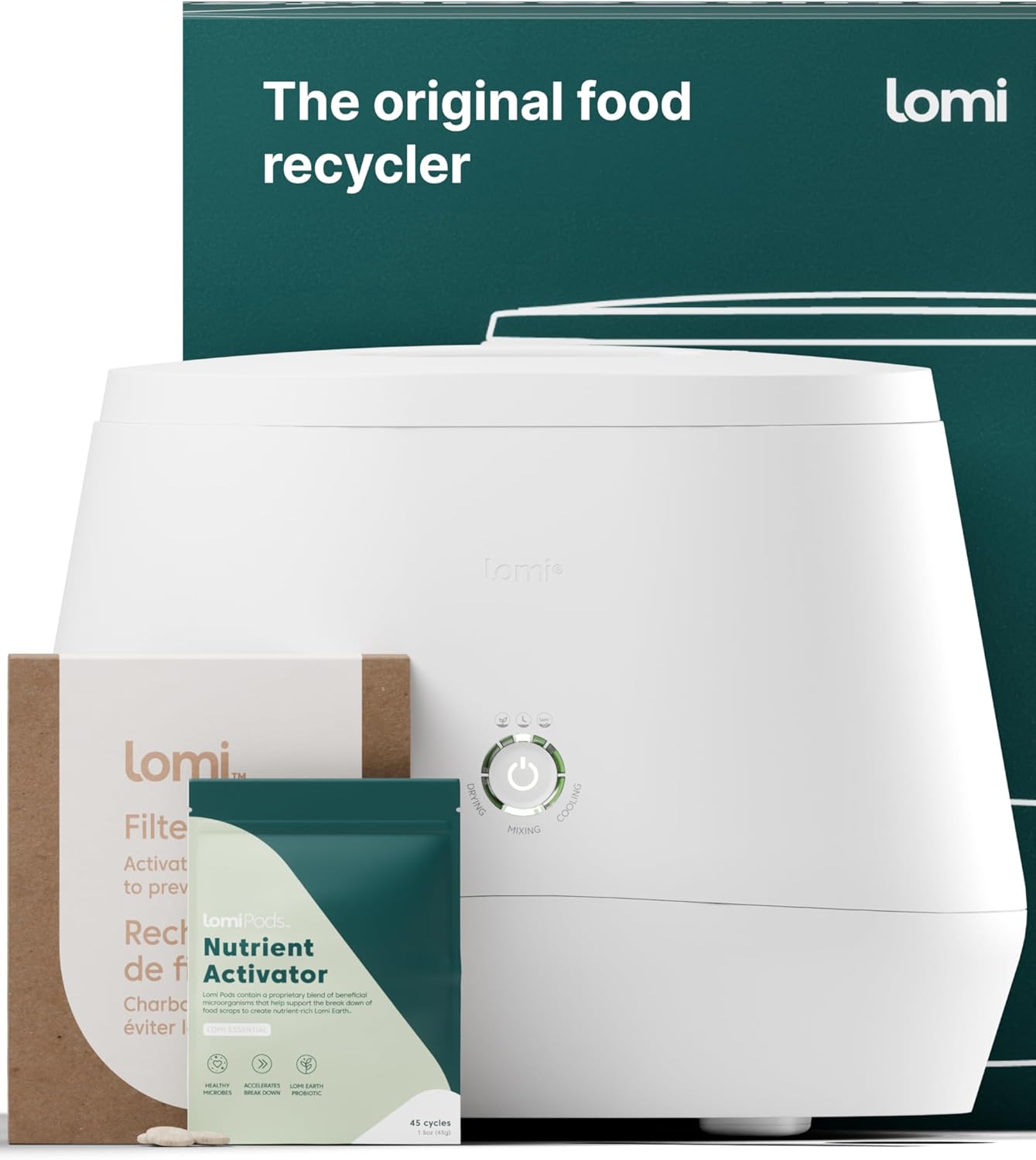 Lomi 1 | Kitchen Composter, 3L
