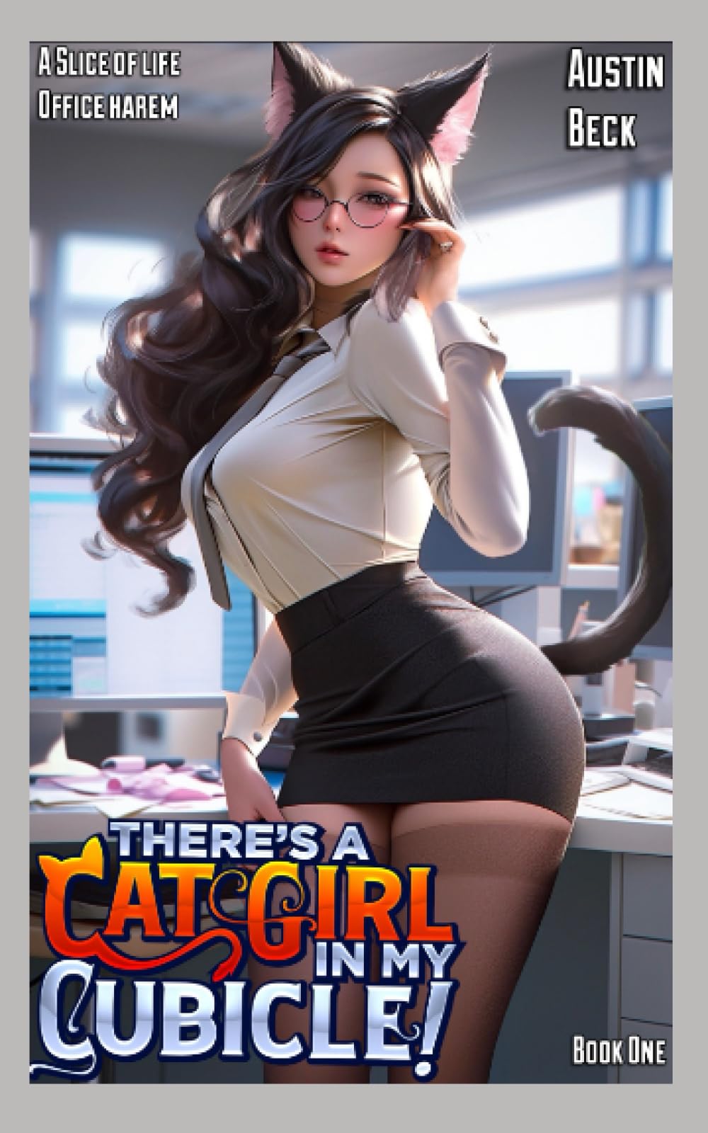 Book cover for There's a Cat Girl in My Cubicle!