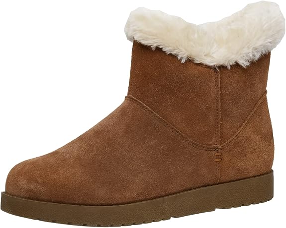 CUSHIONAIRE Women's Hethrow Genuine Suede pull on boot +Memory Foam