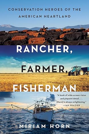 link to the audio book Rancher, Farmer, Fisherman by miriam horn  in hoopla