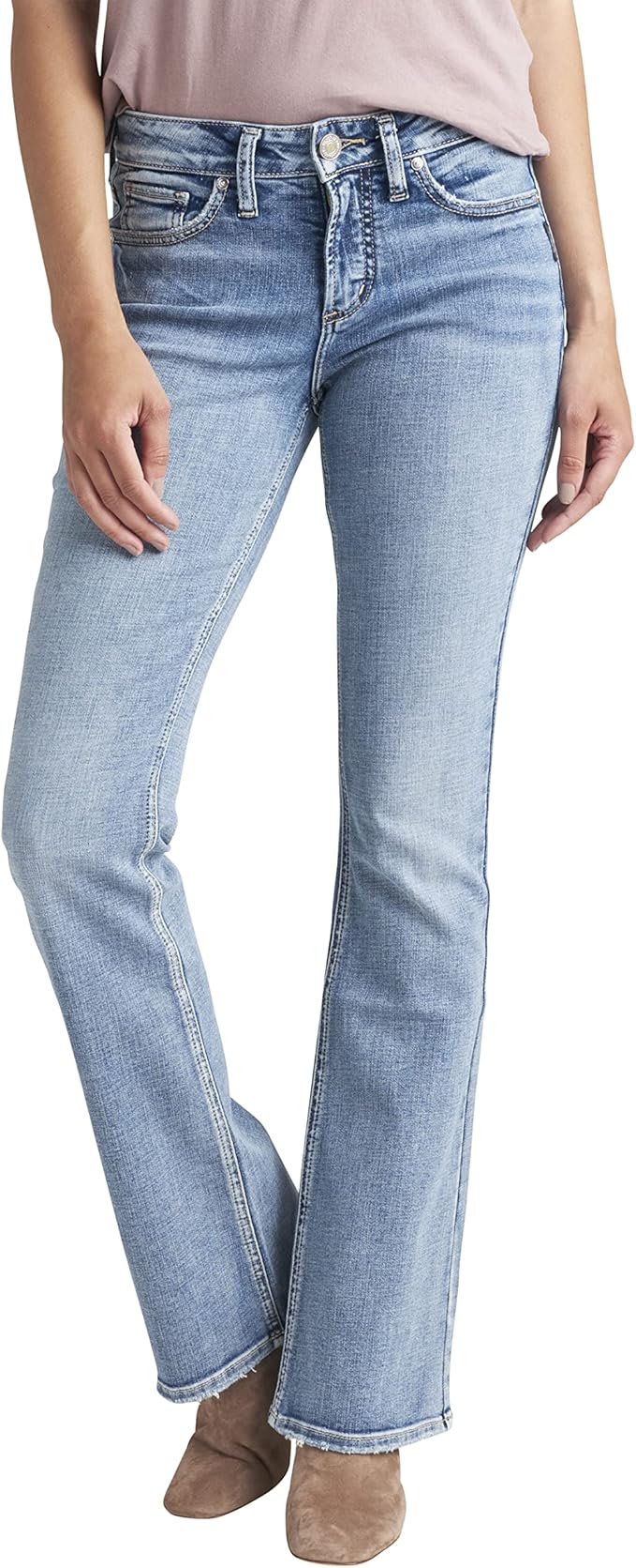 Suki Mid Rise Bootcut Jeans