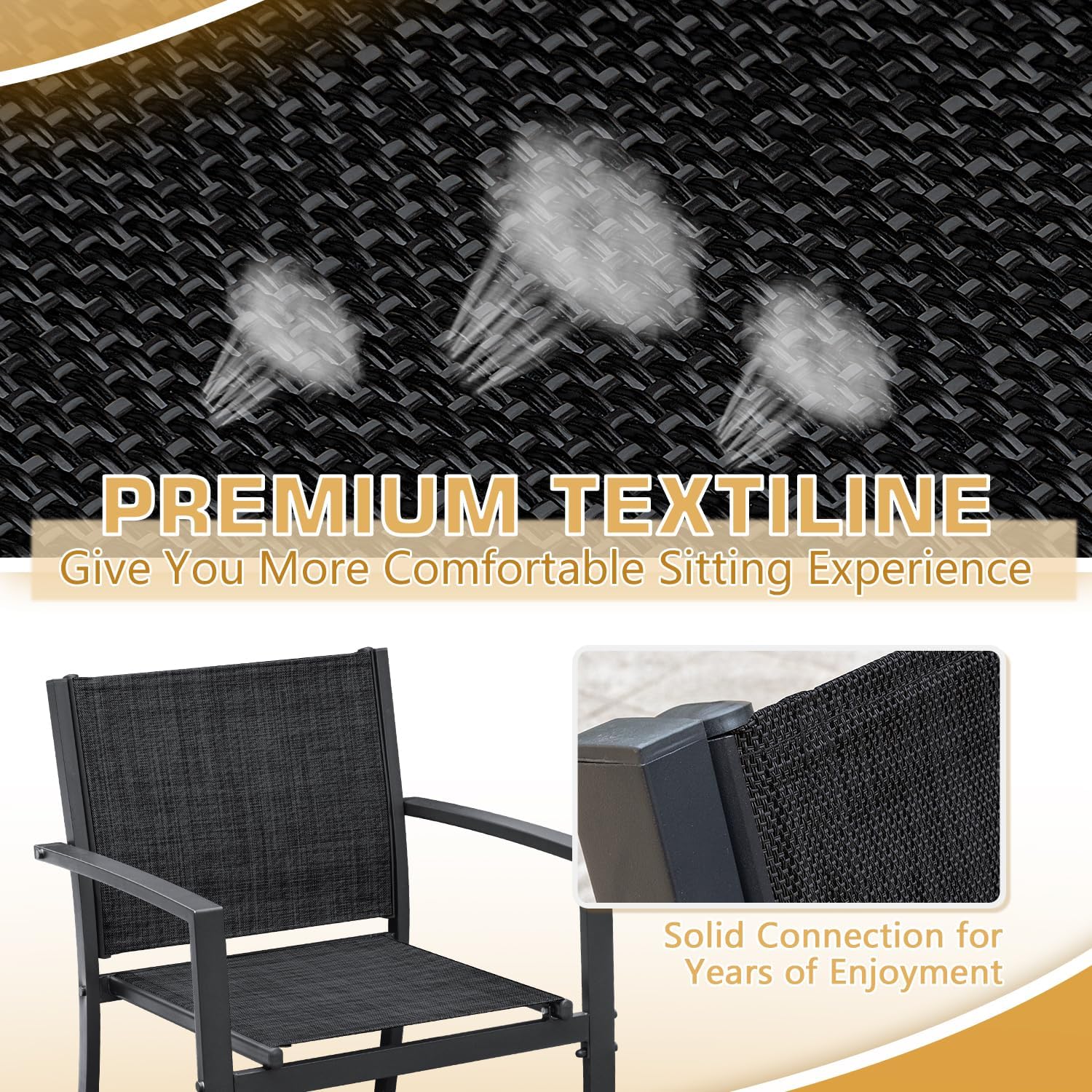  4 Pieces Patio Furniture Set Outdoor