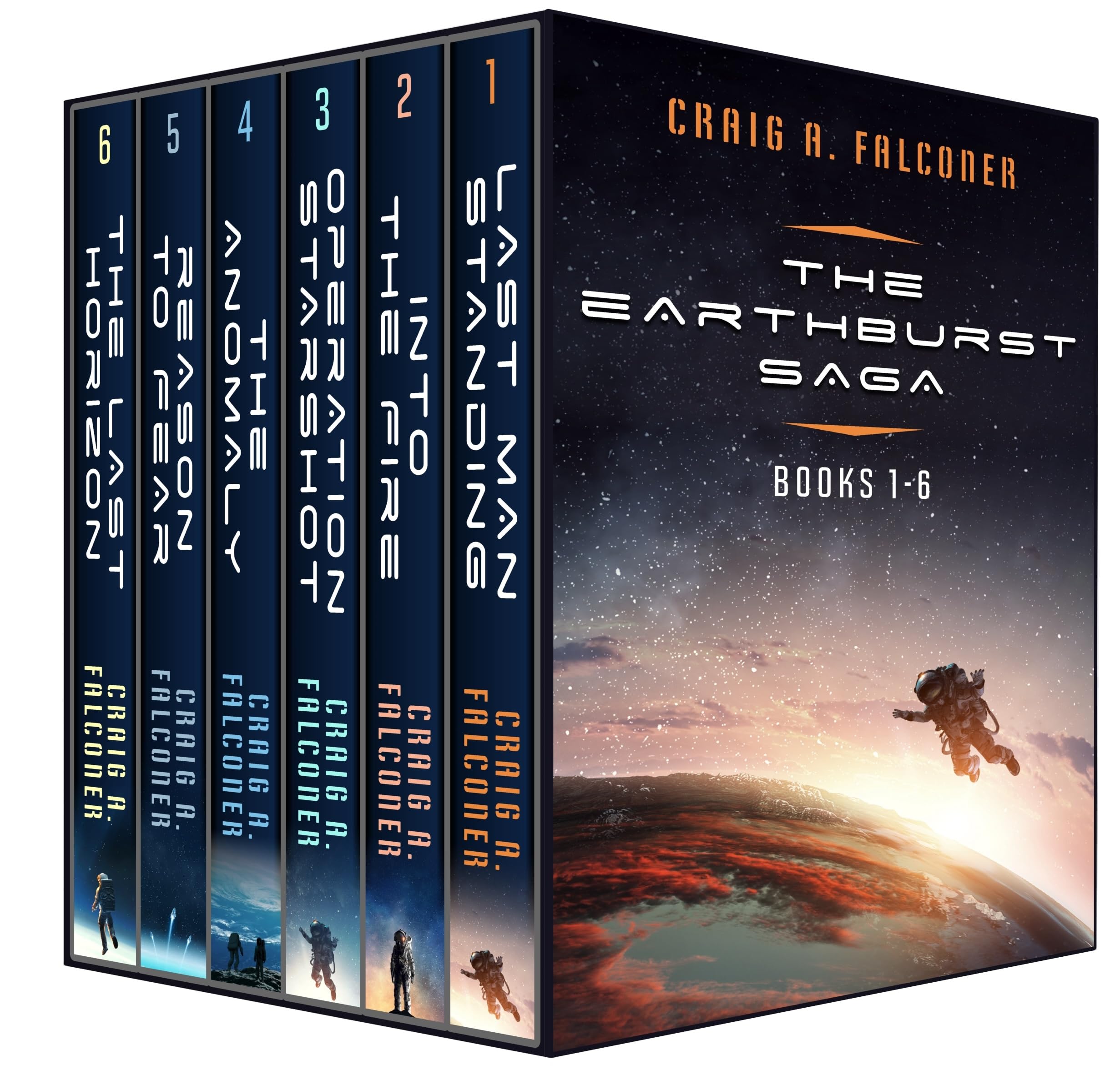 Book cover for The Earthburst Saga: Books 1-6