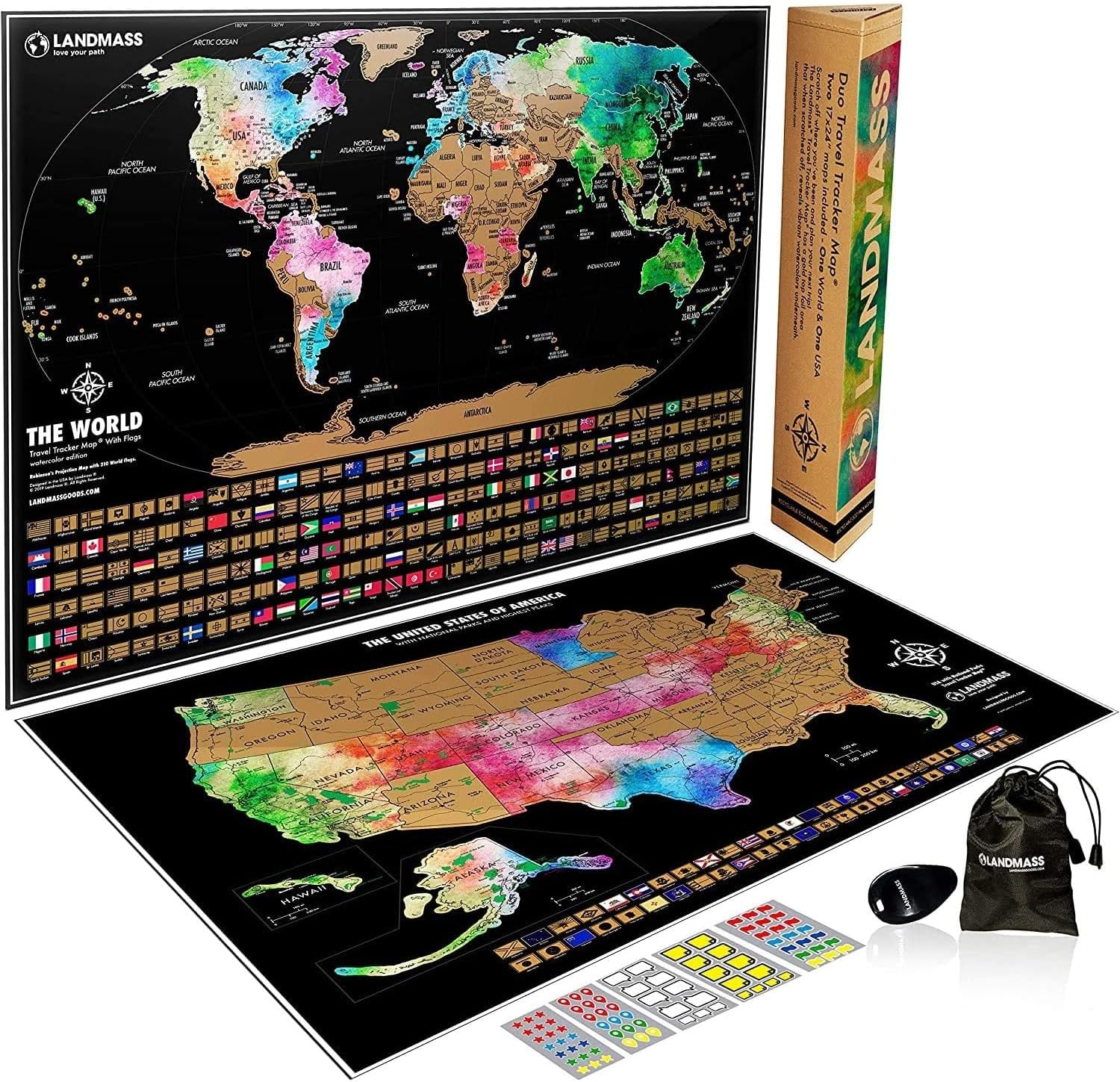 Scratch Off World Map