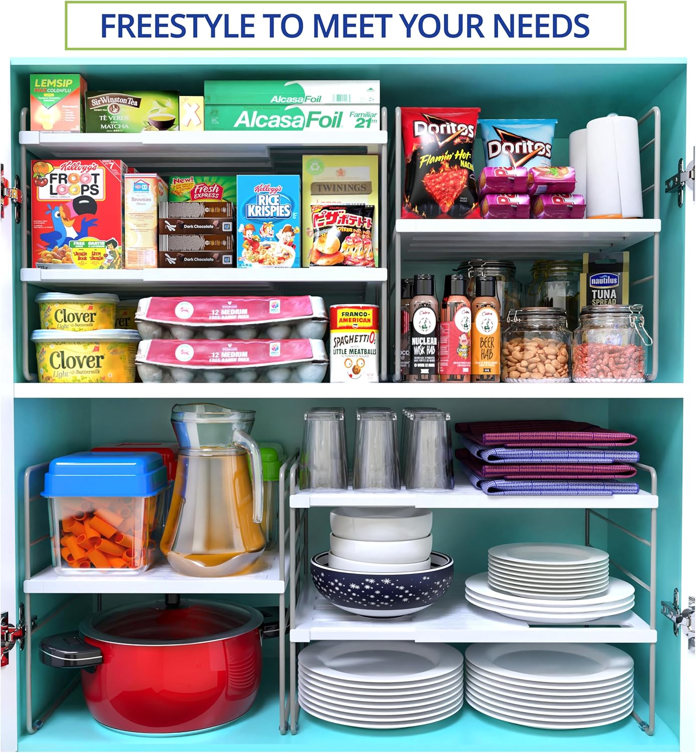 3-Tier Pantry Cabinet Organizer