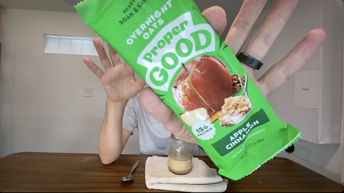 TASTE TEST Proper Good Apple Cinnamon Overnight Oats