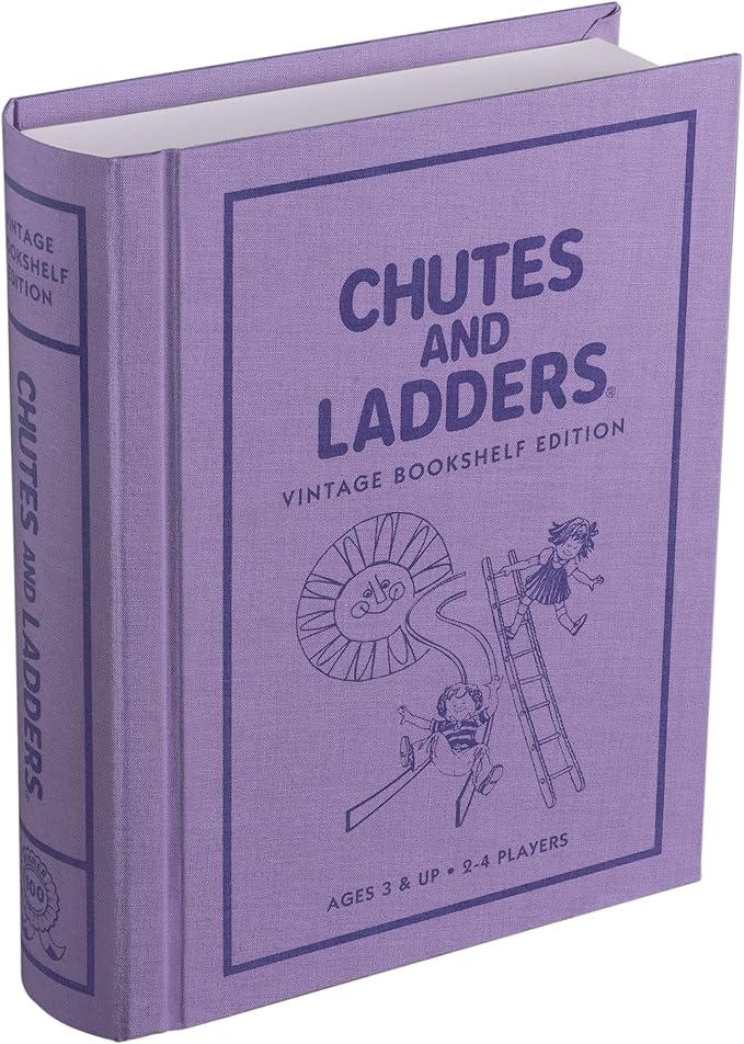 WS Game Company Chutes and Ladders Vintage Bookshelf Edition