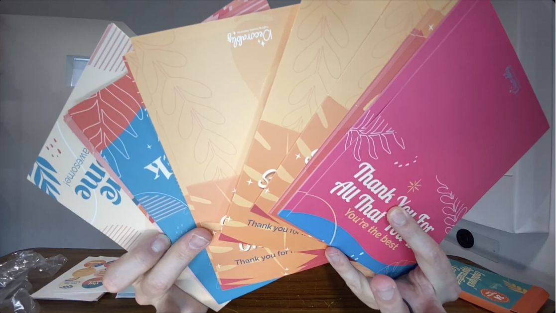 BEST Appreciation Card? | Decorably 24 Pack Thank You Cards
