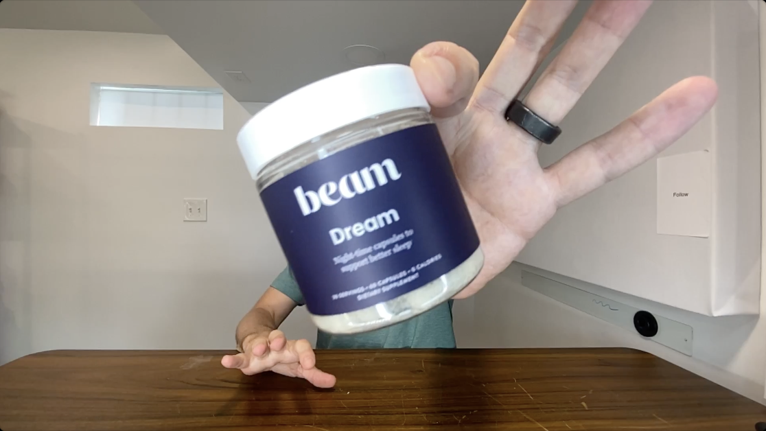NEXT MORNING Sleep Results with Beam Dream Sleeping Capsules