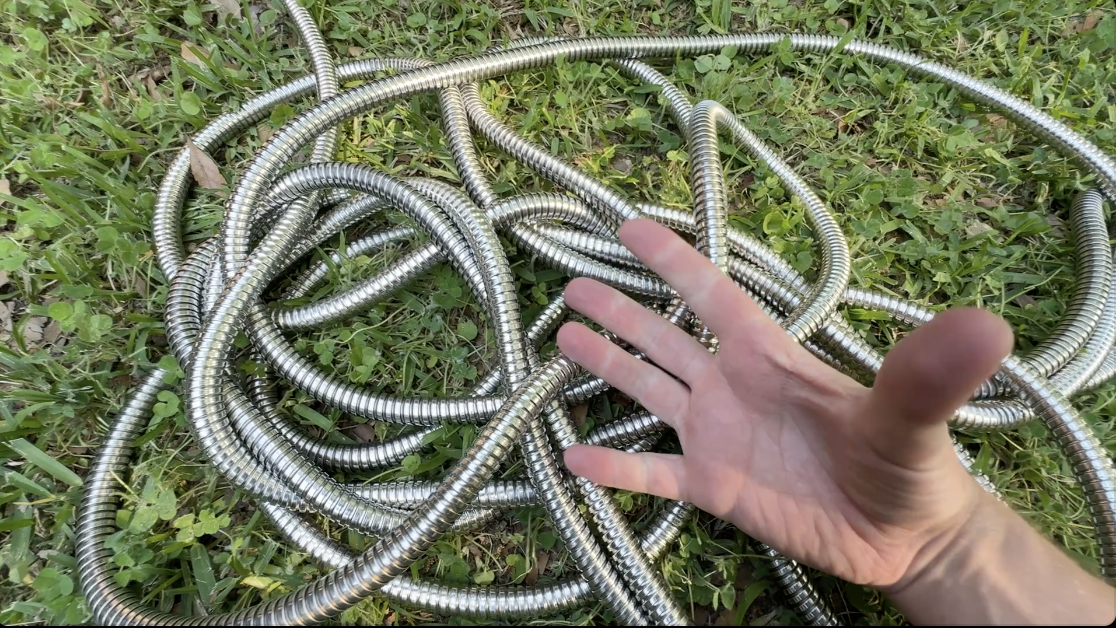TESTING Lefree 50ft Stainless Steel Metal Water Garden Hose