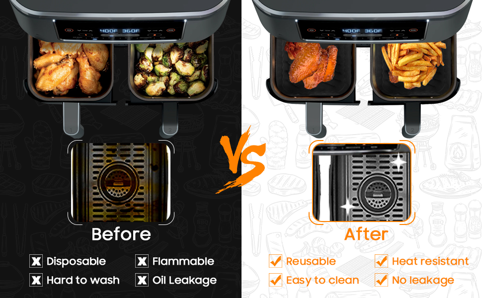 luftfritteusen-einlagen