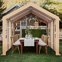 fantastic backyard party canopy