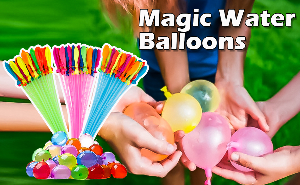 Water balloons set of 9 magic water balloons fill and tie